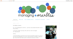 Desktop Screenshot of managingmarbles.com